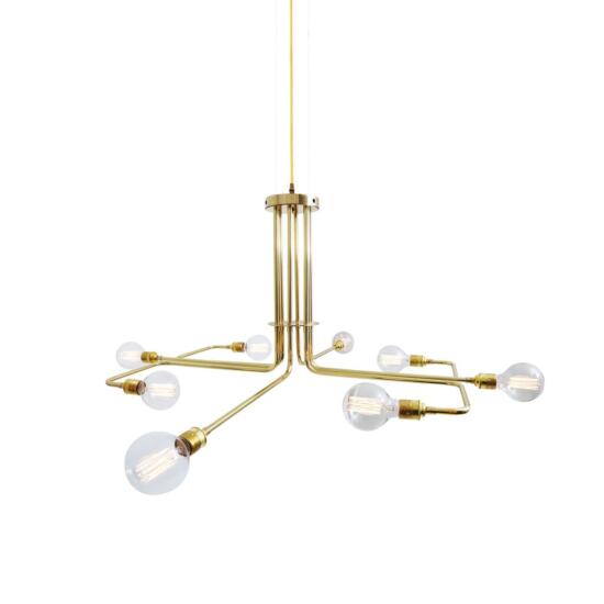 Amman Mid-Century Chandelier, Eight-Arm