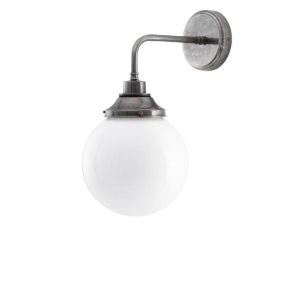 Pelagia Opal Globe Wall Light 20cm IP44
