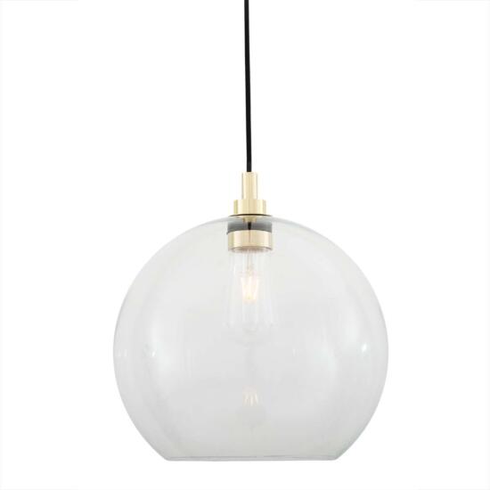 Leith Open Globe Bathroom Pendant Light 35cm IP65