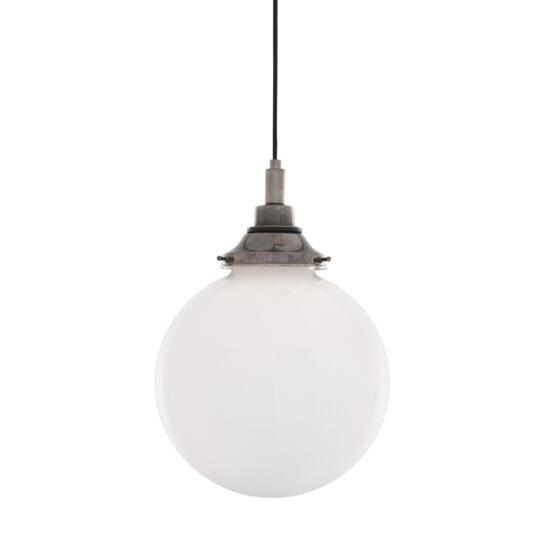 Pelagia Opal Globe Bathroom Pendant Light 25cm IP44