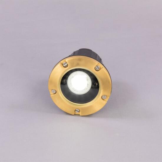 Antwerp Brass Adjustable Ground Spot