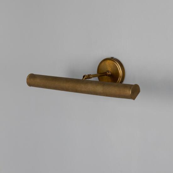Bilbury Adjustable Reeded Brass Picture Light 50.5cm IP20