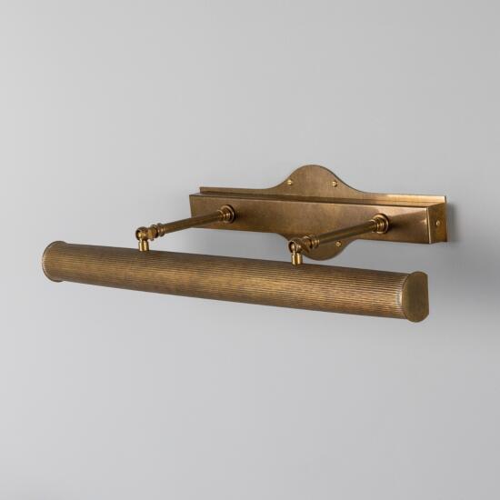 Bilbury Reeded Adjustable Brass Picture Light 60.5cm IP20