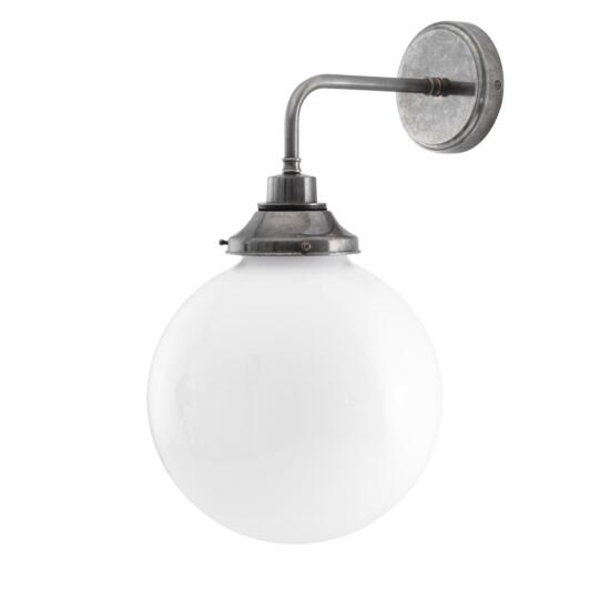 Pelagia Opal Globe Wall Light 25cm IP44