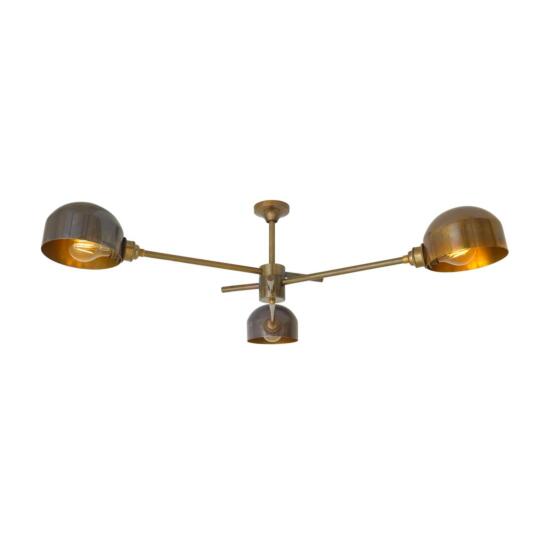 San Jose Vintage Three-Arm Flush Chandelier 88cm IP20