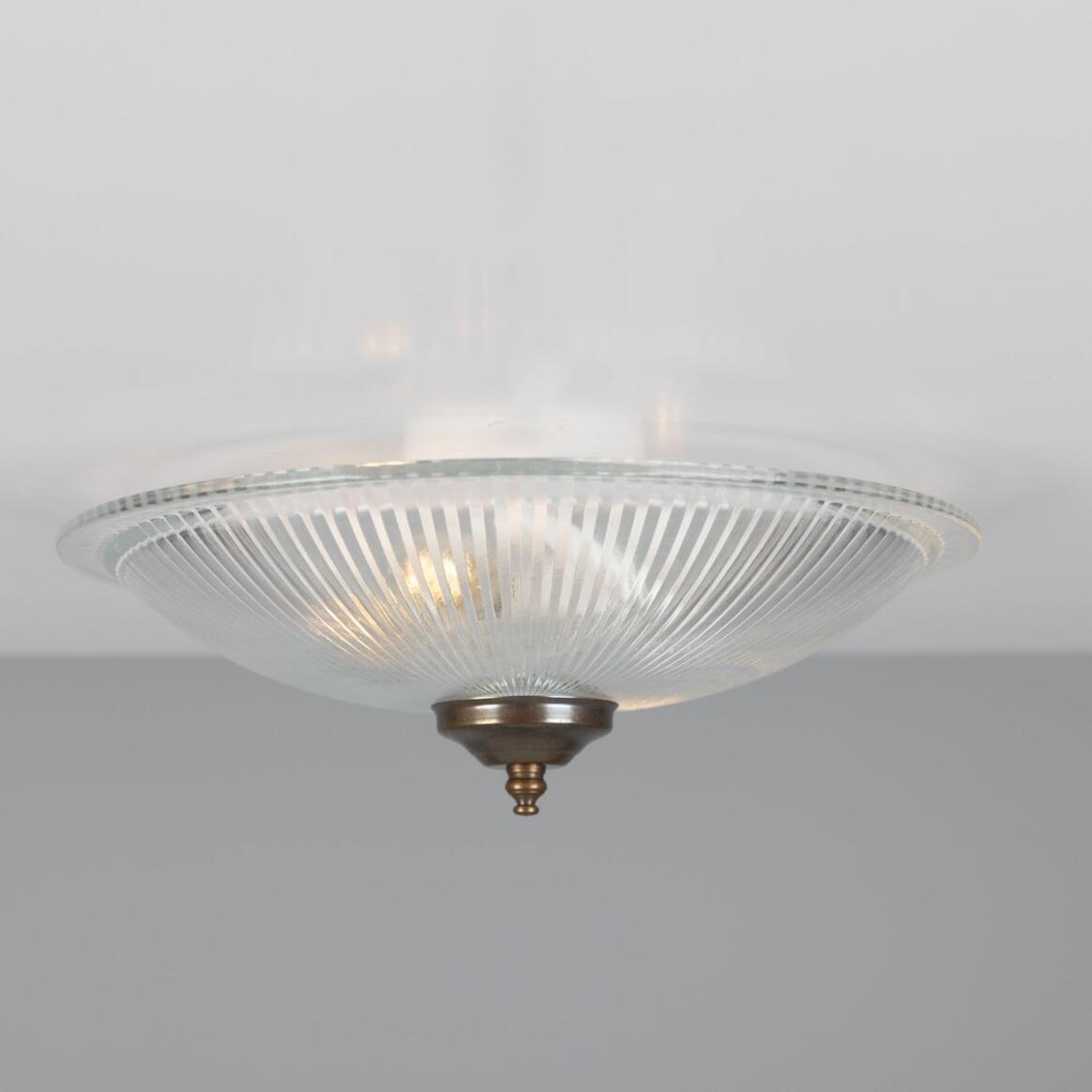 Nicosa Shallow Prismatic Ceiling Light 30cm IP20 main product image