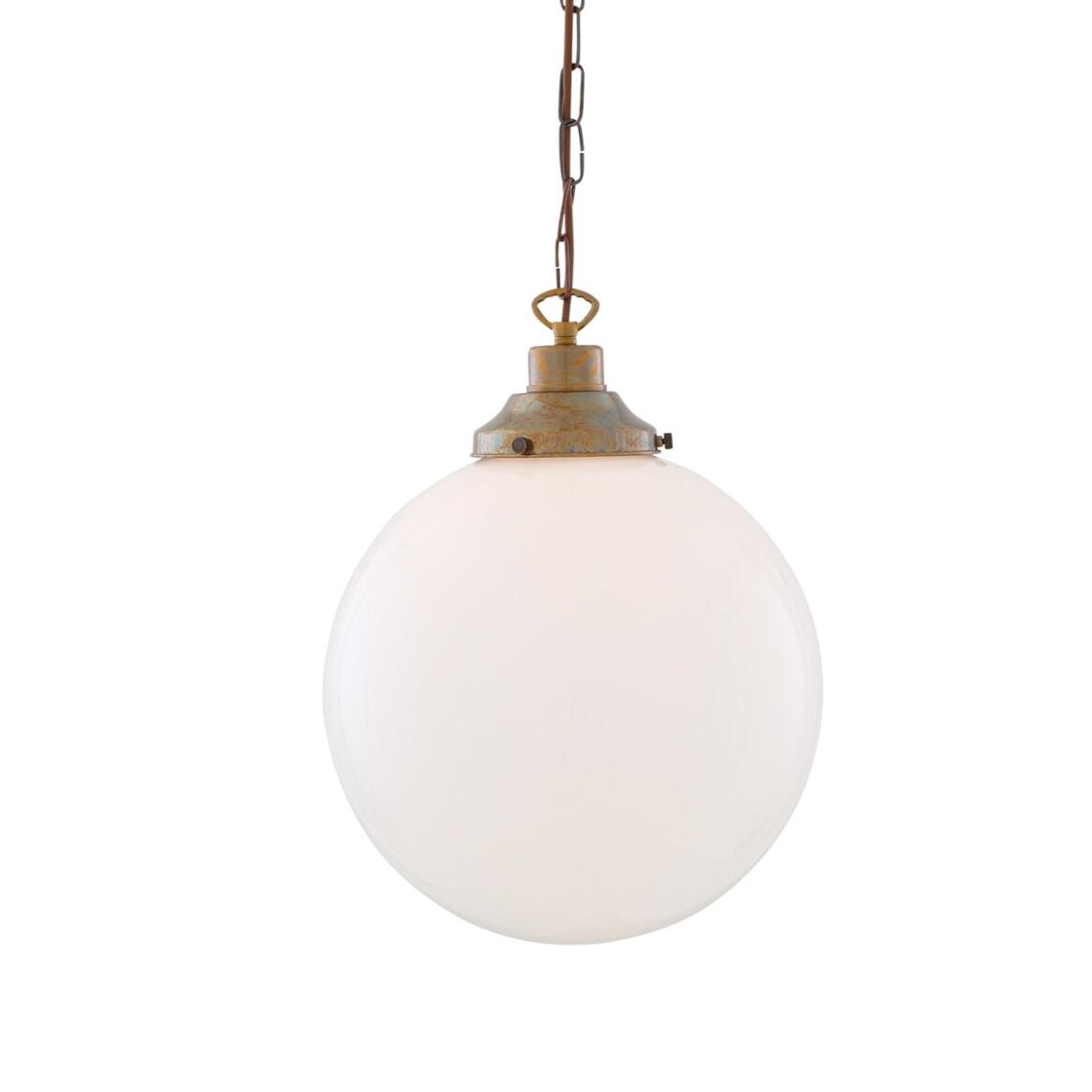Yerevan Opal Glass Globe Pendant Light 30cm IP20 main product image
