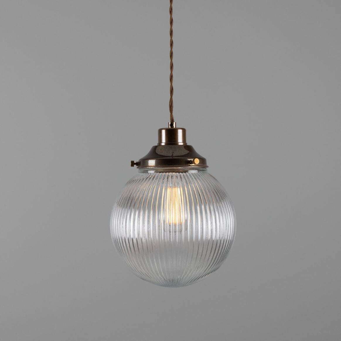 Stanley Prismatic Globe Pendant Light 20cm IP20 main product image