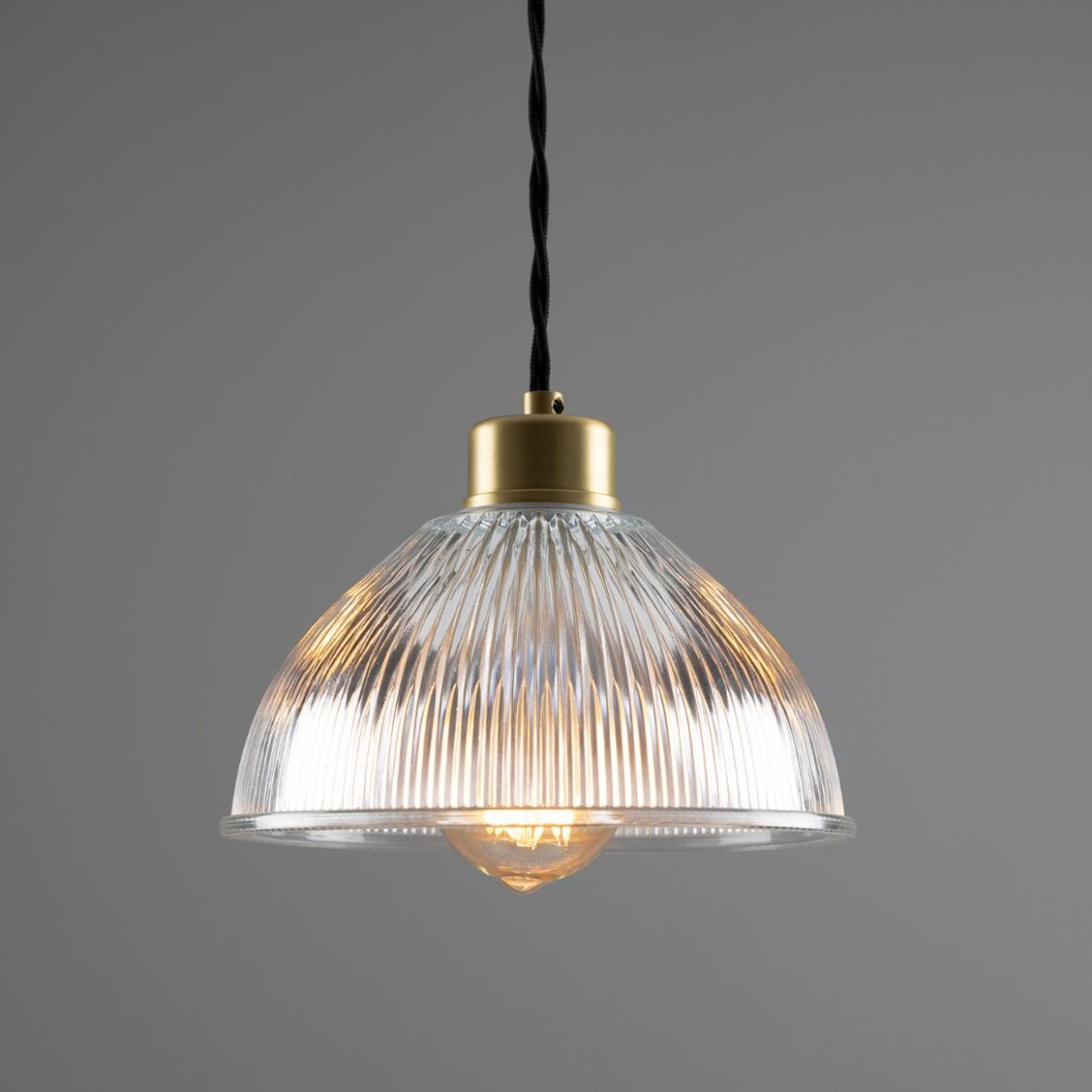 Boston Industrial Prismatic Pendant Light 19.5cm IP20 main product image