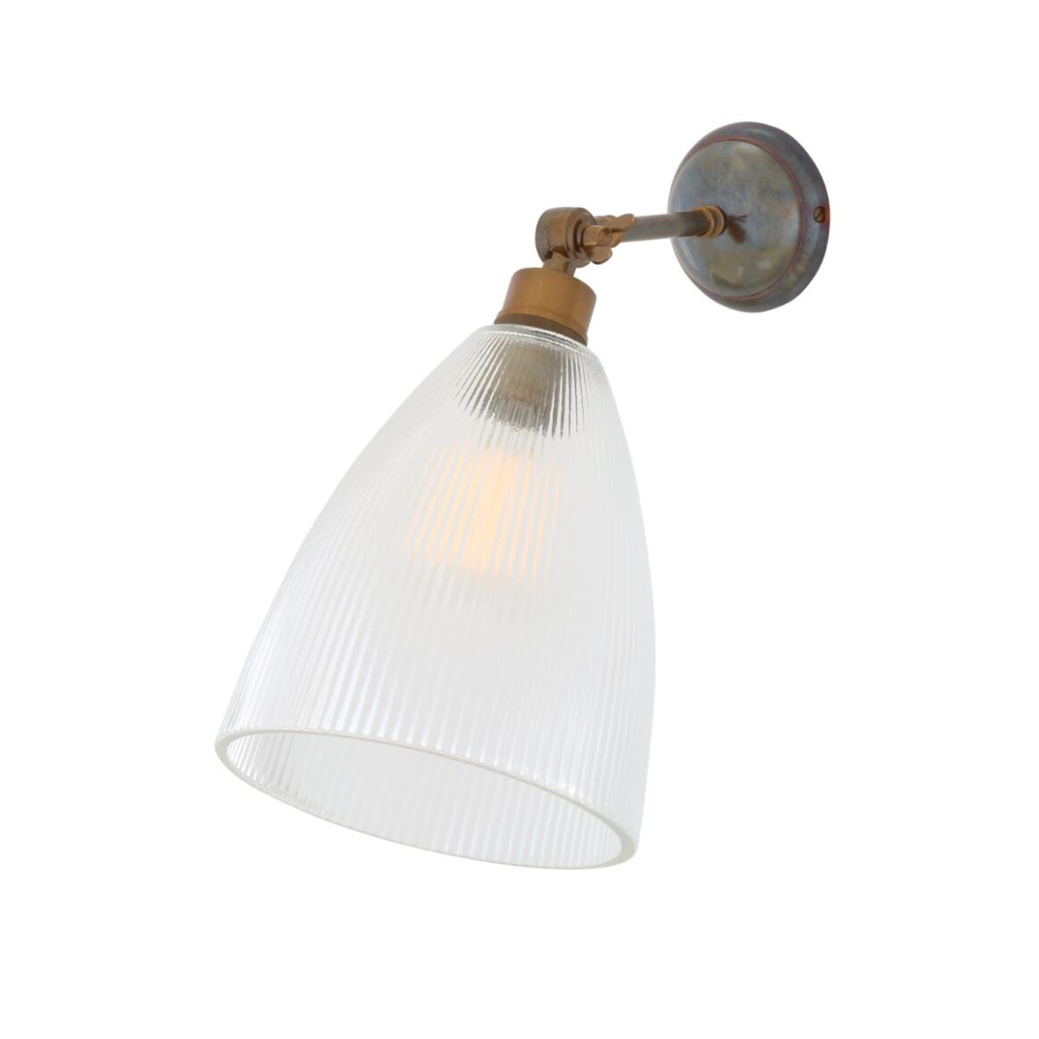 Hale Prismatic Railway Glass Wall Light 20cm IP20 main product image