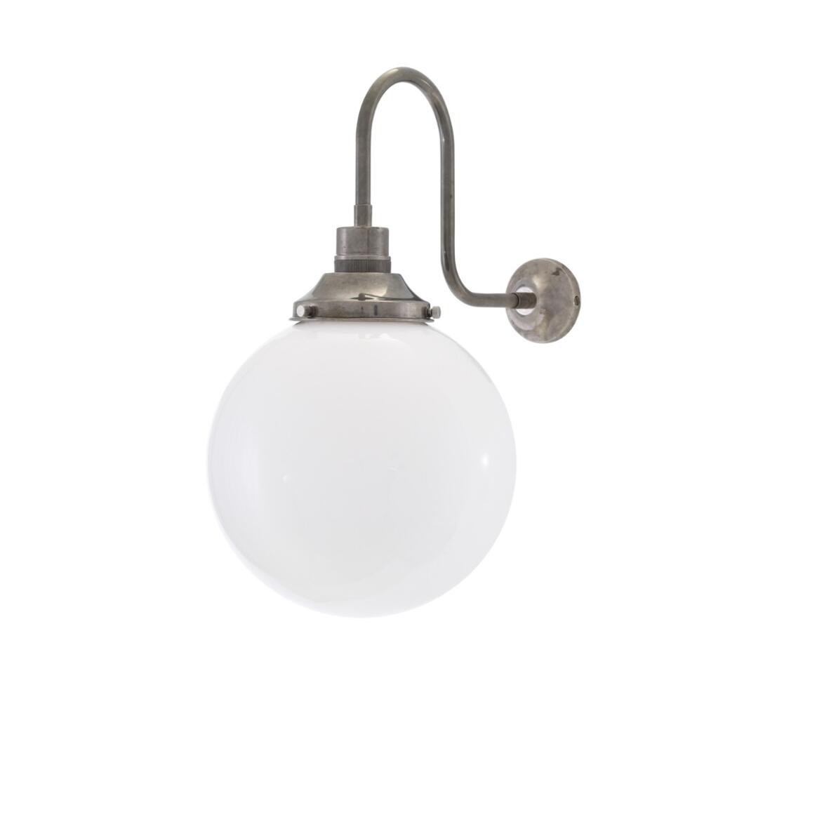 Yerevan Swan Neck Wall Light Opal 25cm main product image